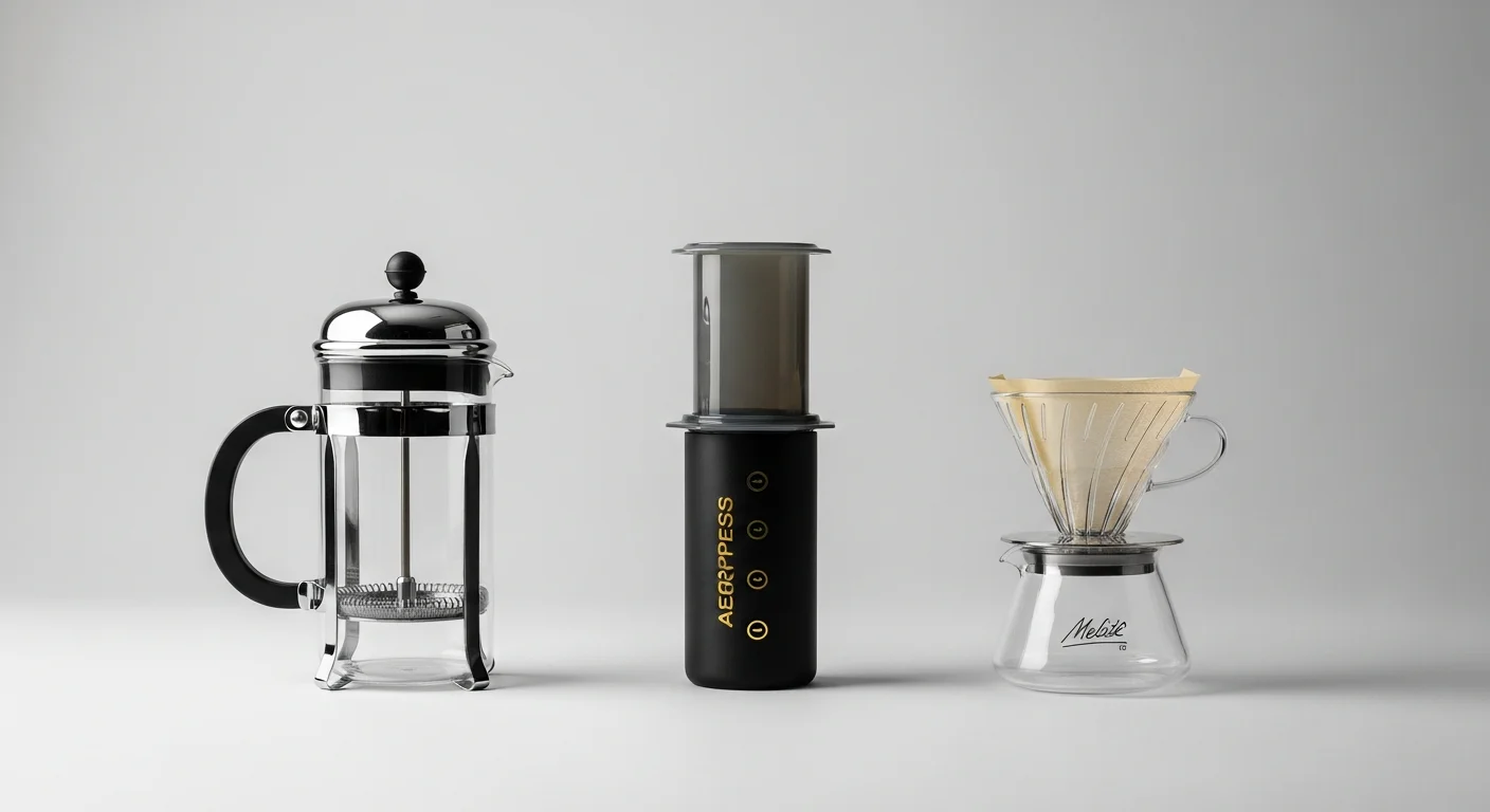 French Press vs AeroPress vs Clever Dripper: Which Should You Choose?