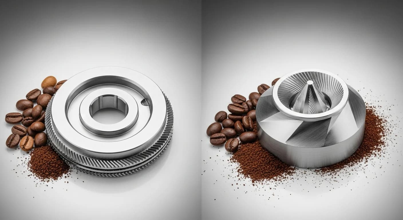 Flat Burr vs Conical Burr Grinder — What's the Difference?