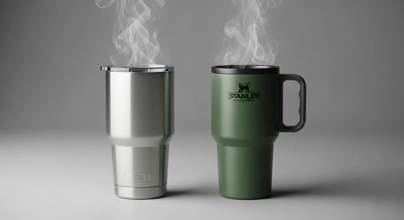 YETIとスタンレーのタンブラー比較|コーヒー用途でどちらを選ぶか