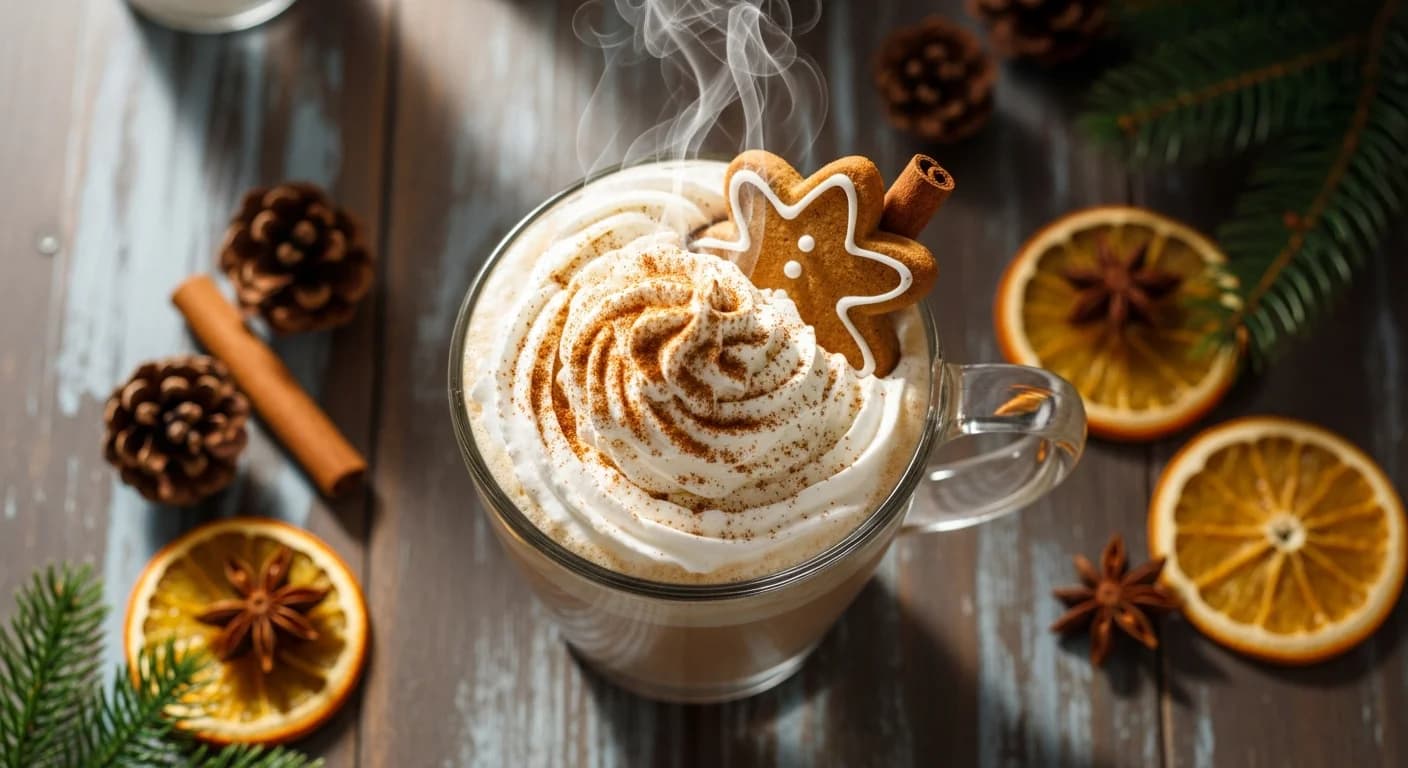 クリスマスコーヒーレシピ集|ジンジャーブレッドラテほかホリデー向けドリンク