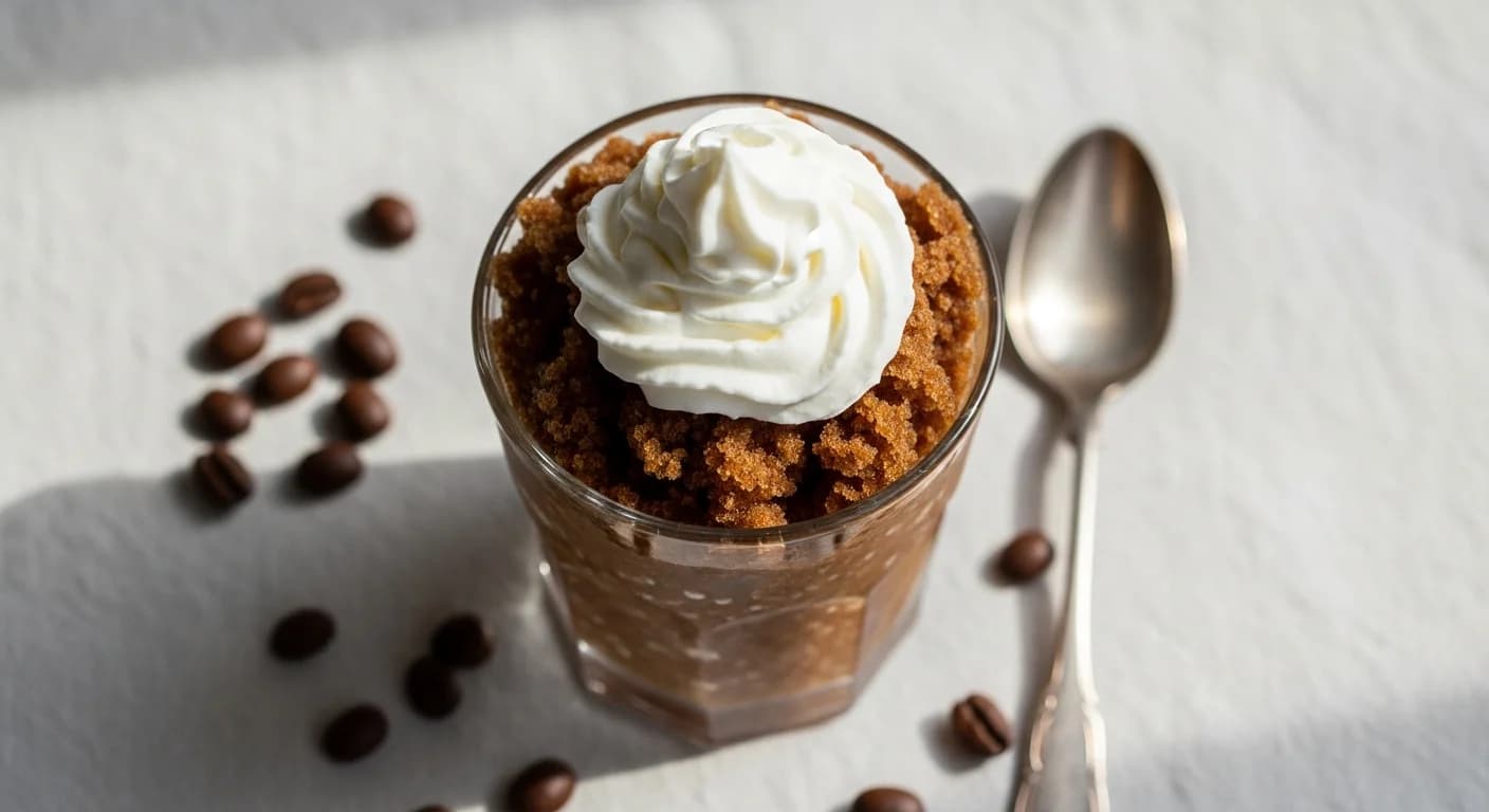 コーヒーグラニータの作り方|イタリア風かき氷コーヒーデザート