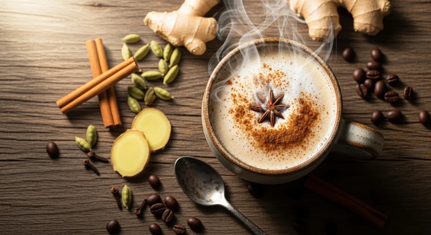 スパイスチャイコーヒーの作り方|インド風マサラチャイとコーヒーの融合