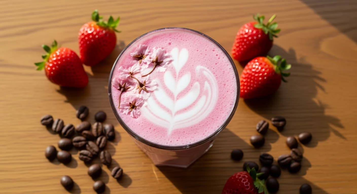 春のコーヒーレシピ|桜・苺・桃を使ったアレンジドリンク5選